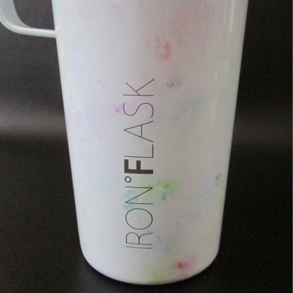 Iron Flask Grip Travel Mug Vacuum Insulated Coffee Cup Stainless Steel Pastel - Picture 3 of 9